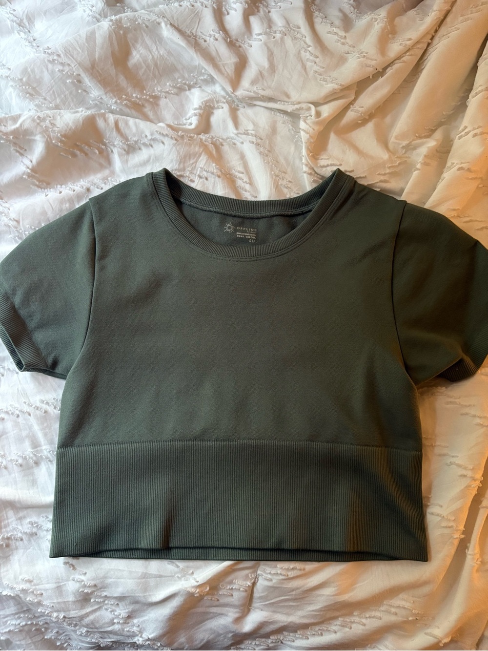 Offline By Aerie Cropped T-Shirt